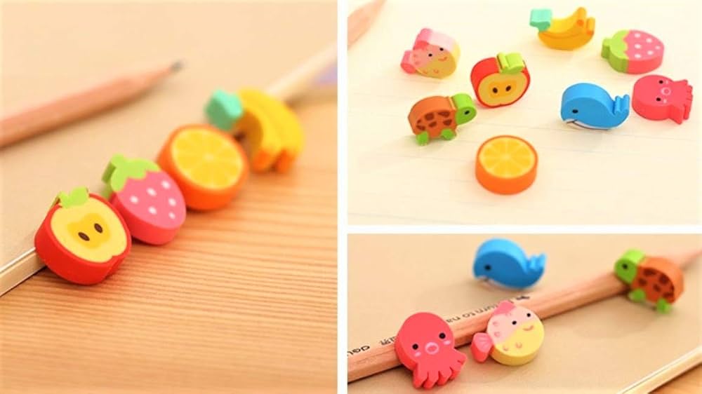 食べ物・フルーツ・野菜消しゴムセット Amazon | 【ぴぴっと】 遊んで学ぼう おもしろ消しゴムセット